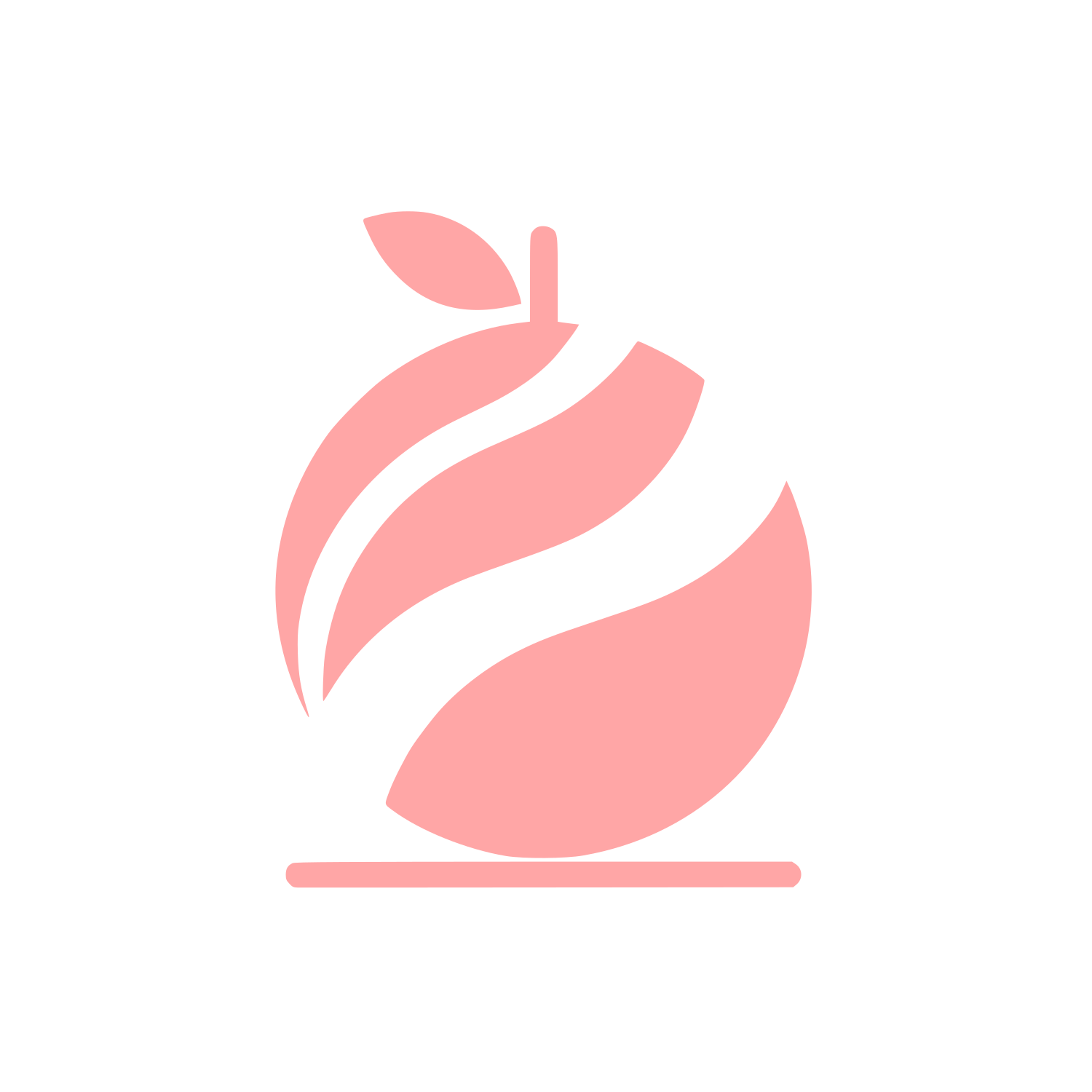 Fruit Logo Design #ffa6a6