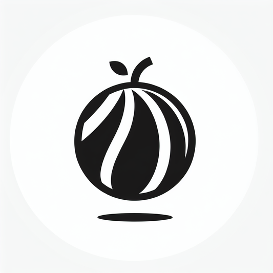 Apple Leaf Monoline Icon