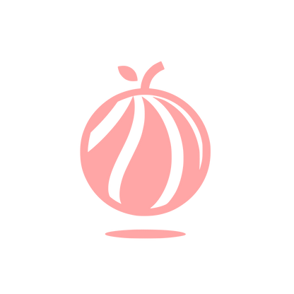 Apple Leaf Monoline Icon #ffa6a6