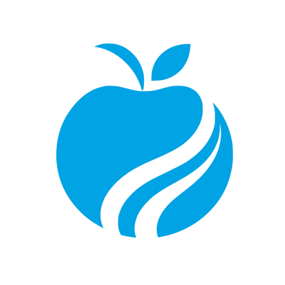 Apple Logo Design #00a3e4