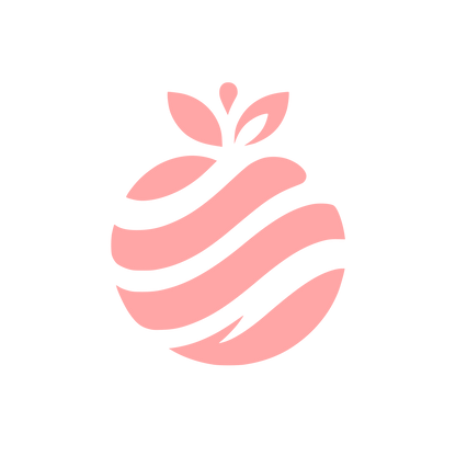 Apple Fruit Logo #ffa6a6