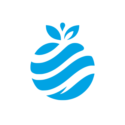 Apple Fruit Logo #00a3e4
