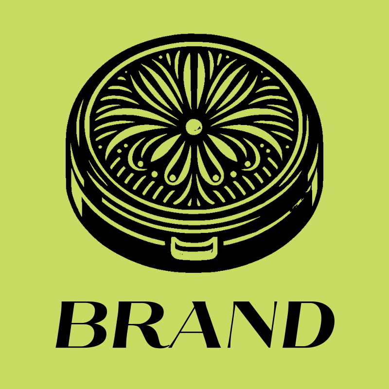 Ornamental Floral Cake Tin Logo preview