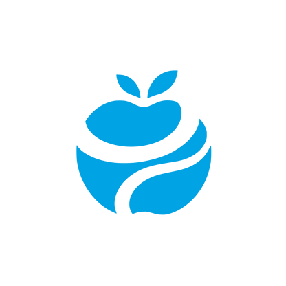 Apple Fruit Logo #00a3e4