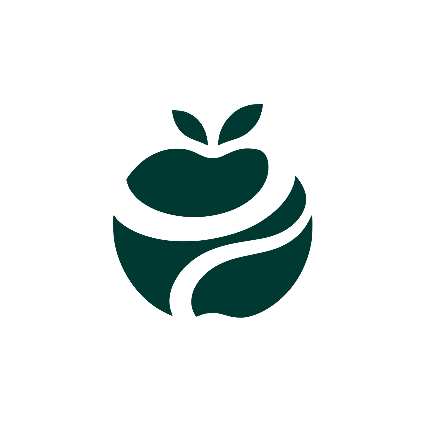 Apple Fruit Logo #003932