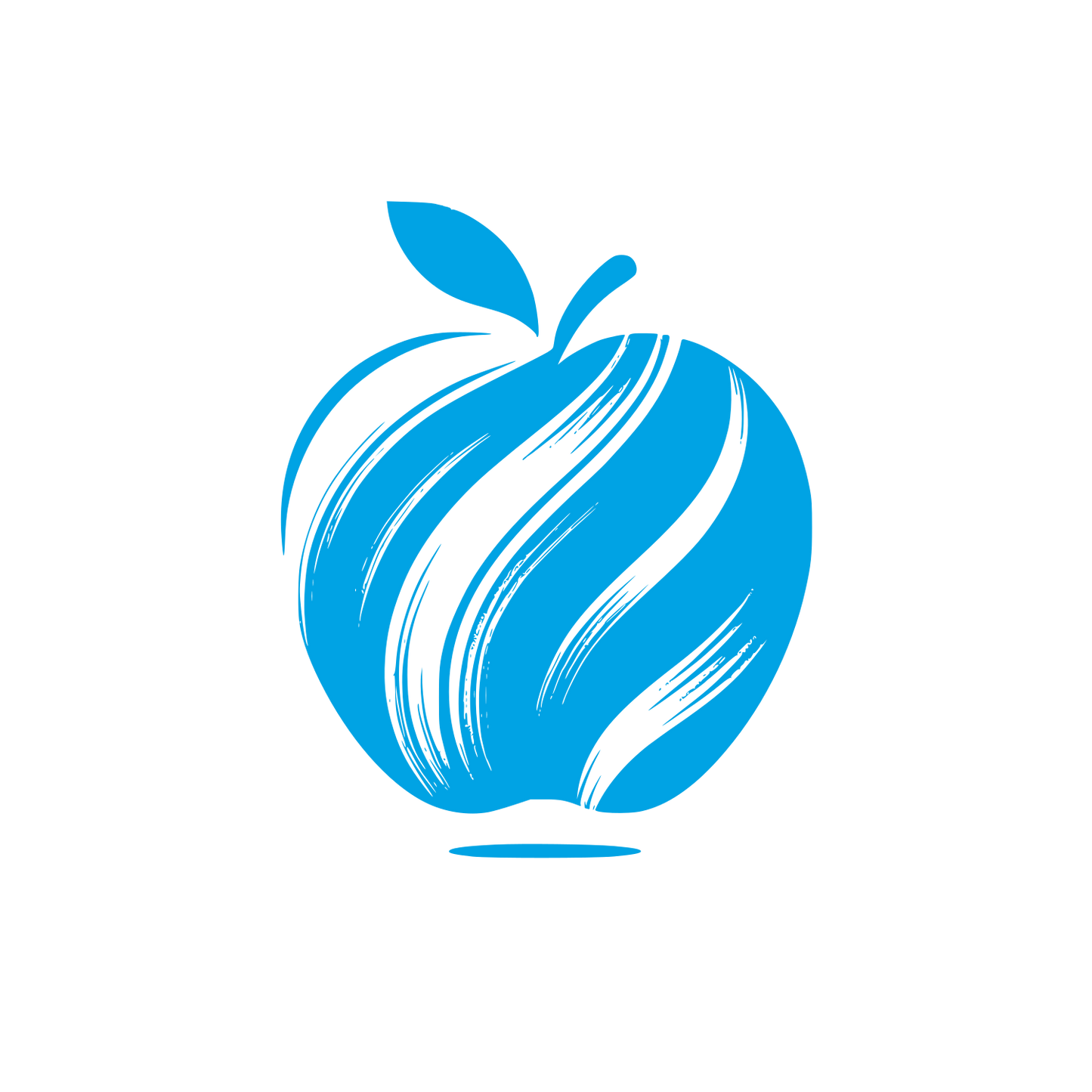 Apple Bold Logo #00a3e4