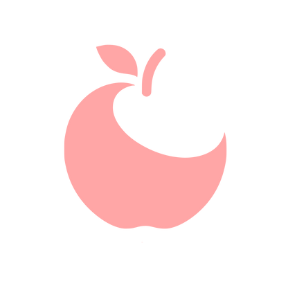 Apple Logo Design #ffa6a6