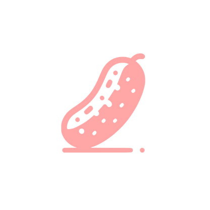 Pickle Logo Design #ffa6a6