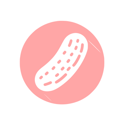 Logo Featuring a Peanut #ffa6a6