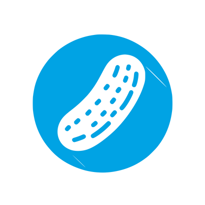 Logo Featuring a Peanut #00a3e4