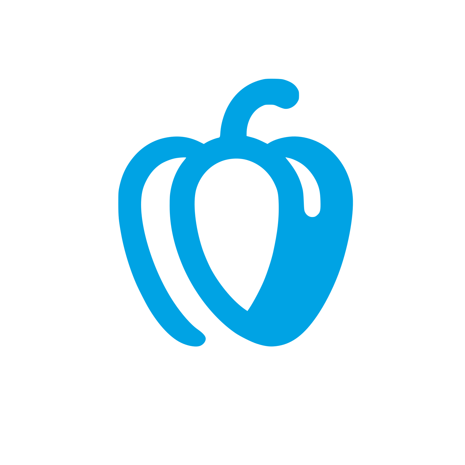 Pepper Logo Design #00a3e4