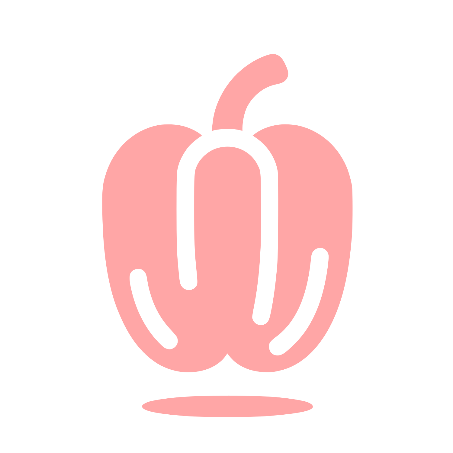 Vegetable Logo Design #ffa6a6