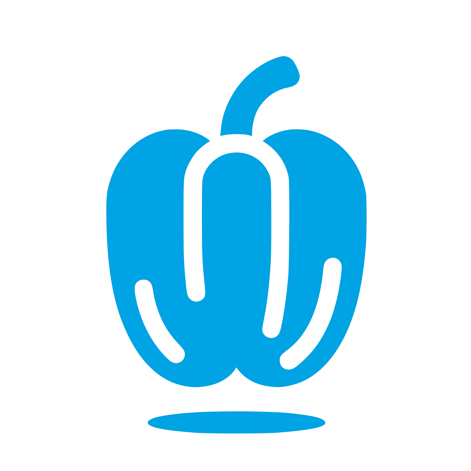 Vegetable Logo Design #00a3e4