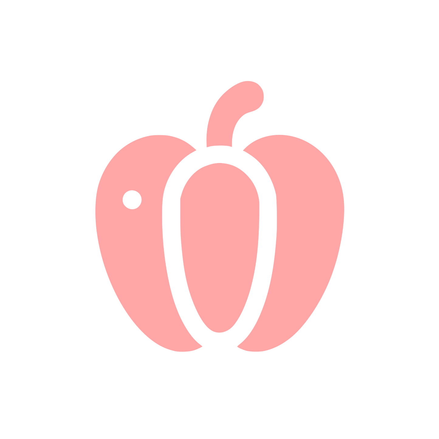 Logo of Bell Pepper #ffa6a6