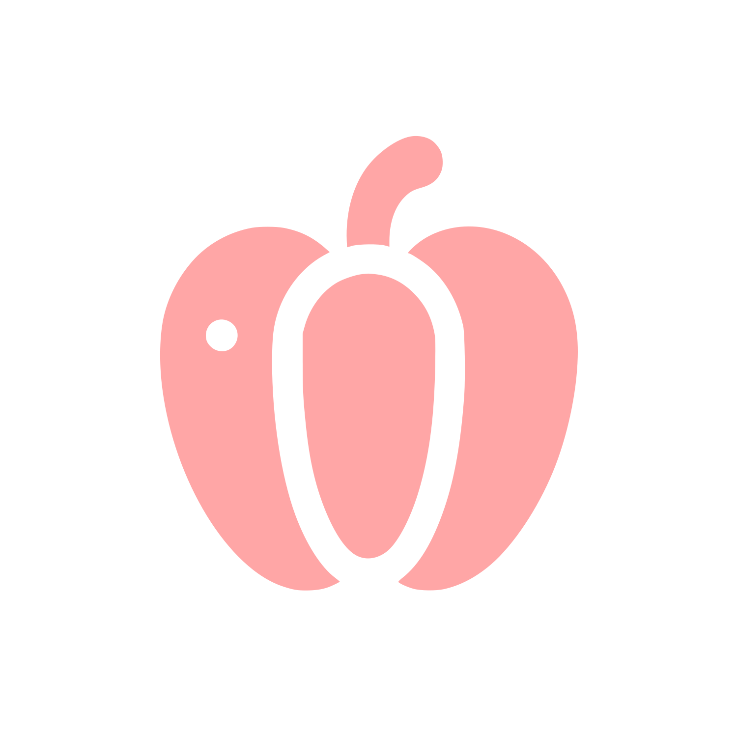 Logo of Bell Pepper #ffa6a6