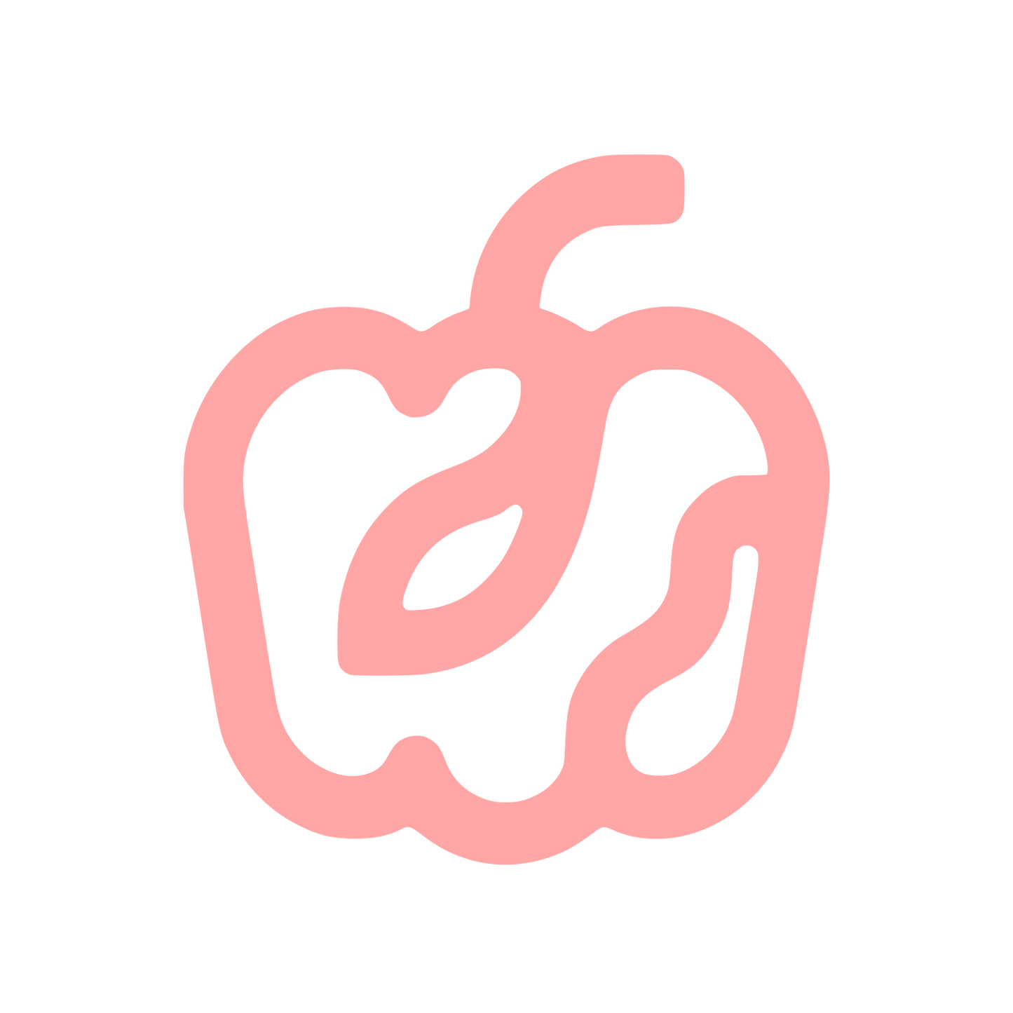 Vegetable Logo Design #ffa6a6
