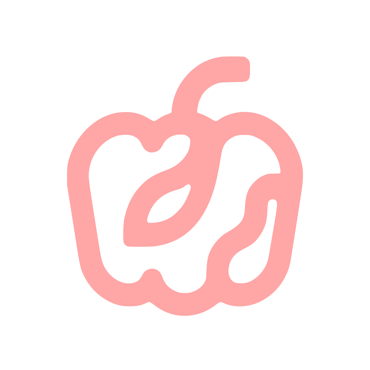 Vegetable Logo Design #ffa6a6