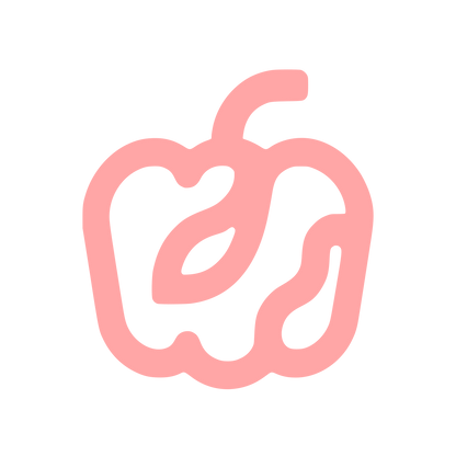 Vegetable Logo Design #ffa6a6