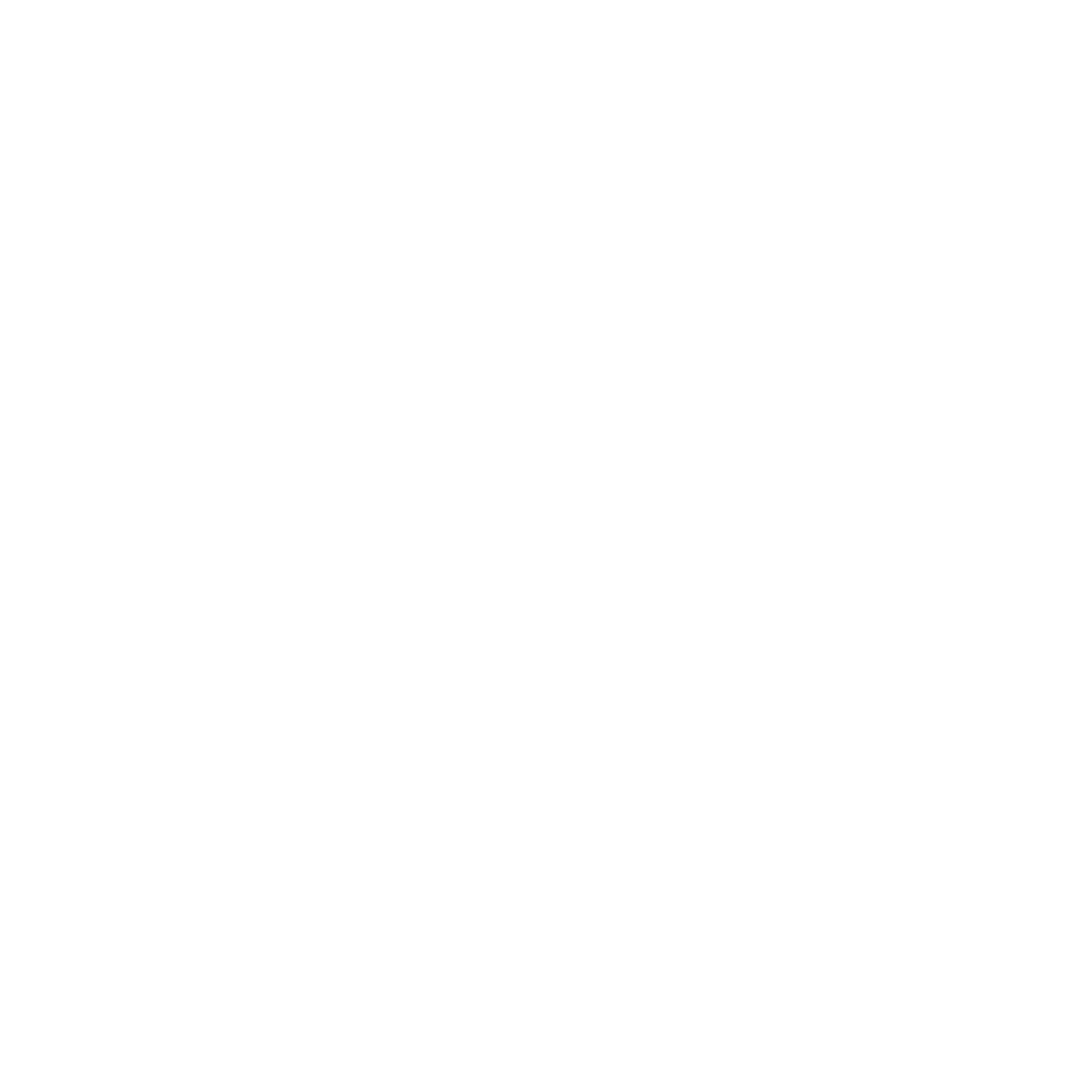 Logo of a Pickle #ffffff