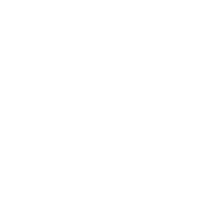 Logo of a Pickle #ffffff