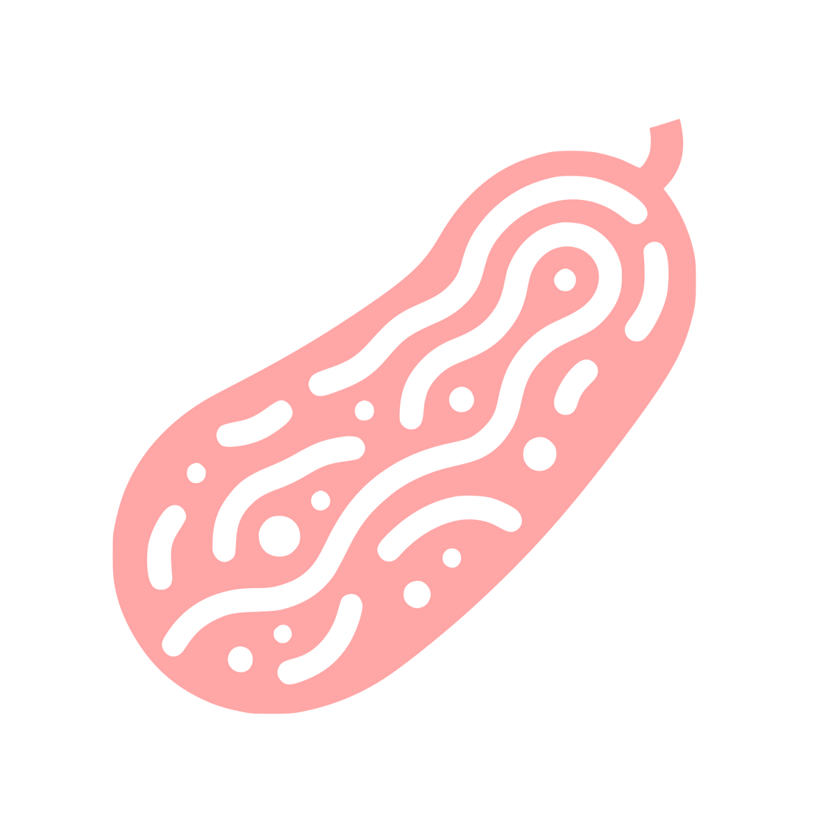 Logo with Wavy Design #ffa6a6