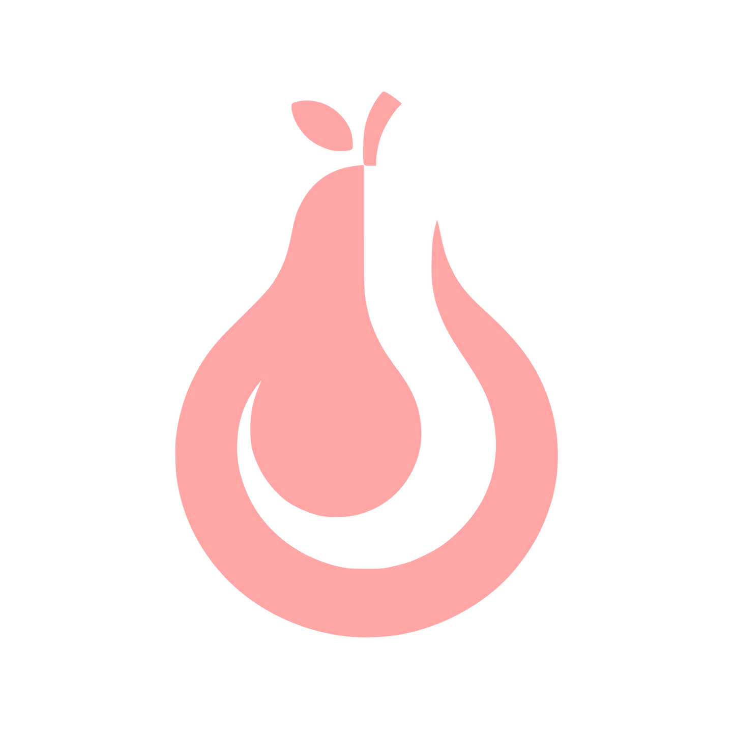 Logo Pear Design #ffa6a6