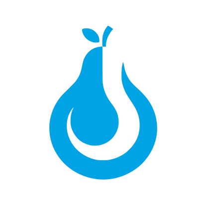 Logo Pear Design #00a3e4