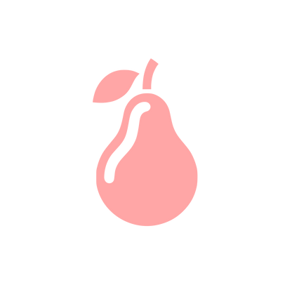 Pear Shape Logo #ffa6a6
