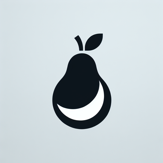 Logo with Pear Design