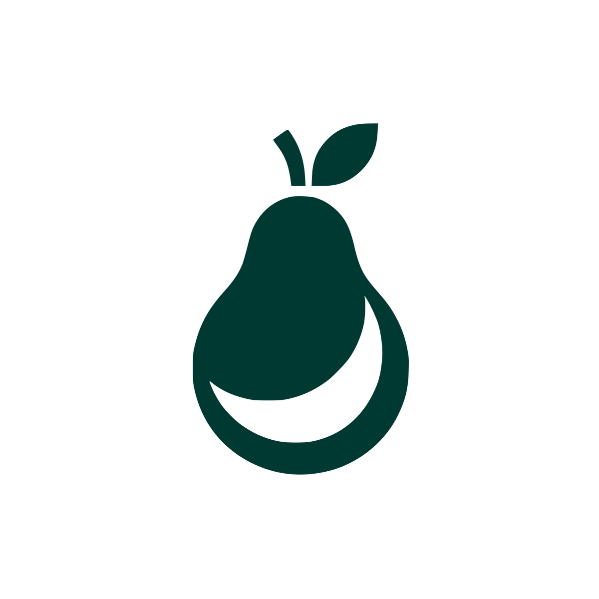 Logo with Pear Design #003932