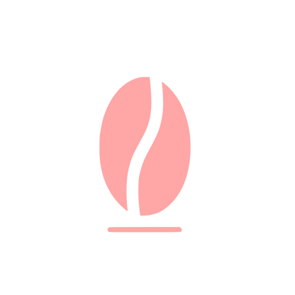 Coffee Bean Logo #ffa6a6
