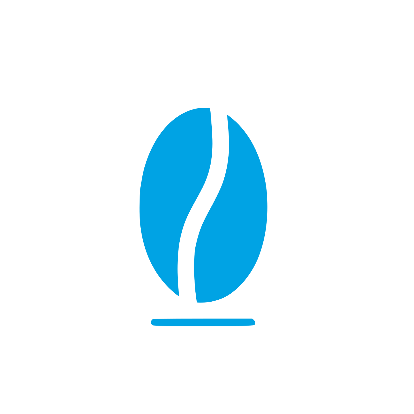 Coffee Bean Logo #00a3e4