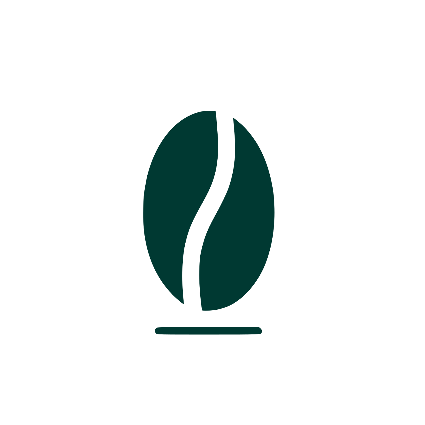 Coffee Bean Logo #003932