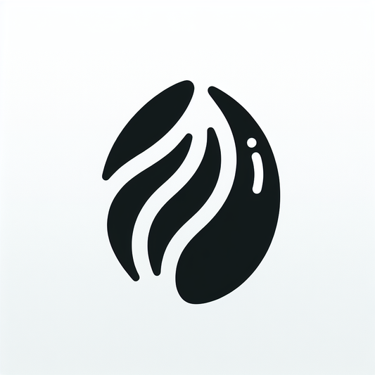 Stylized Coffee Bean Logo