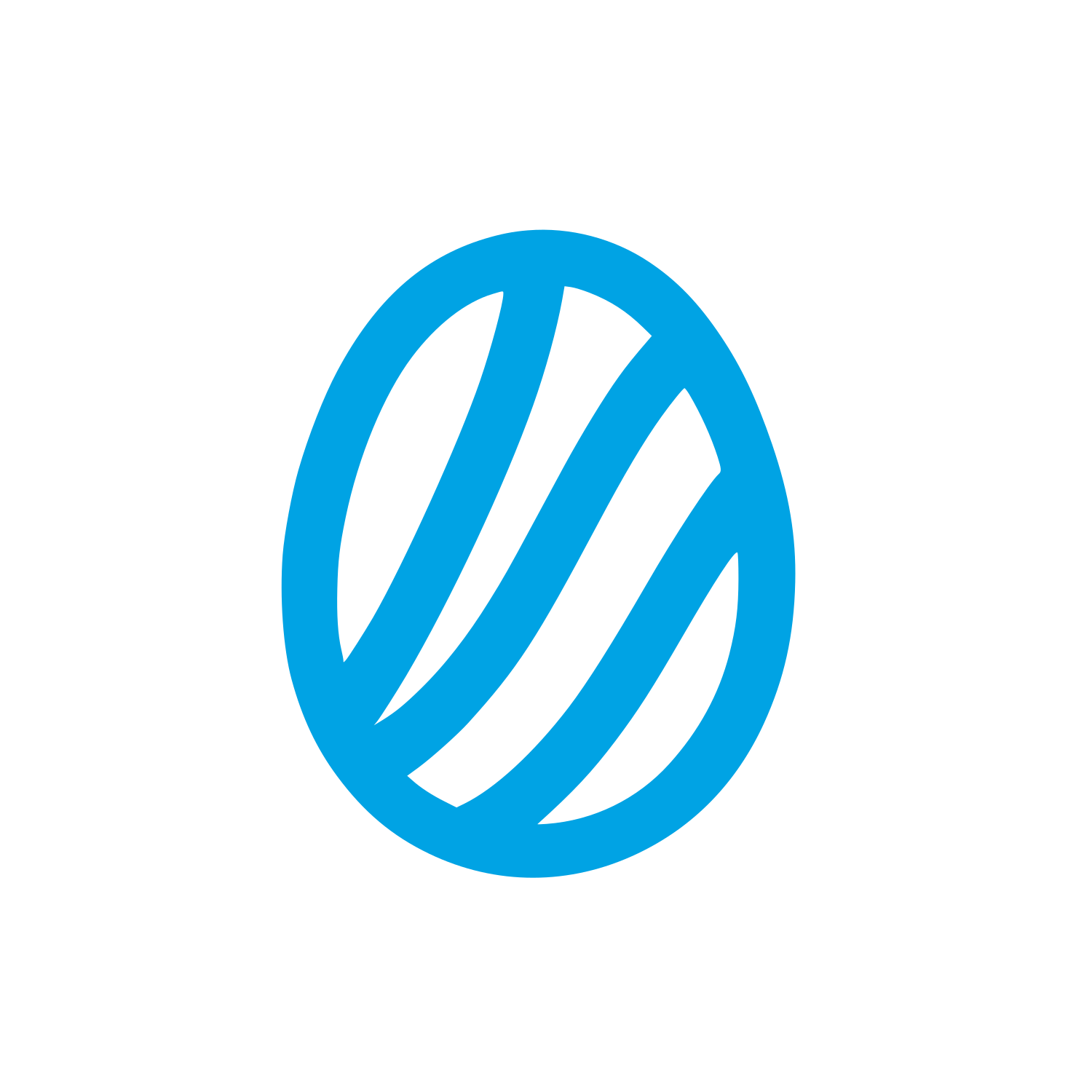 Bean Logo Emblem Icon #00a3e4