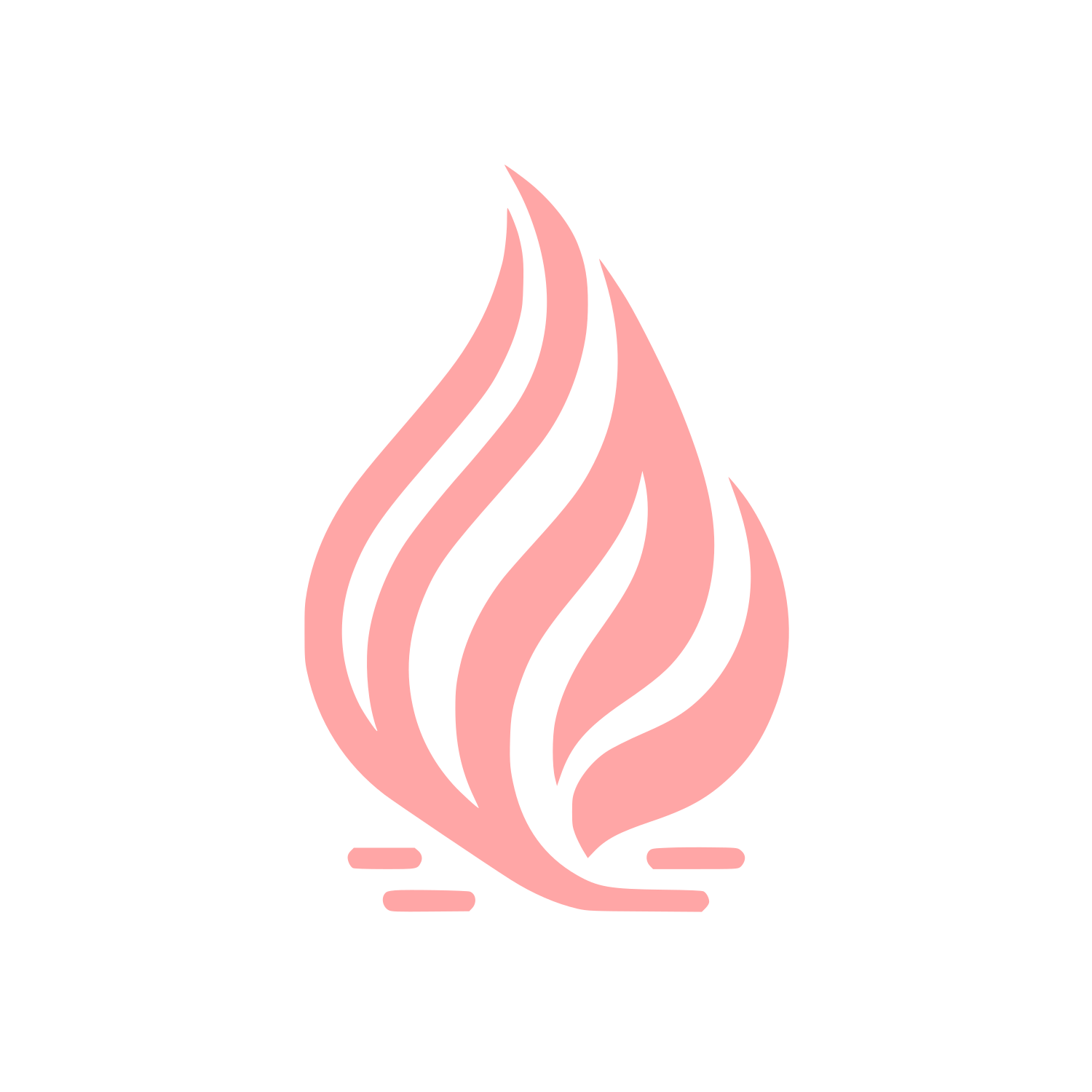 Flame Logo #ffa6a6