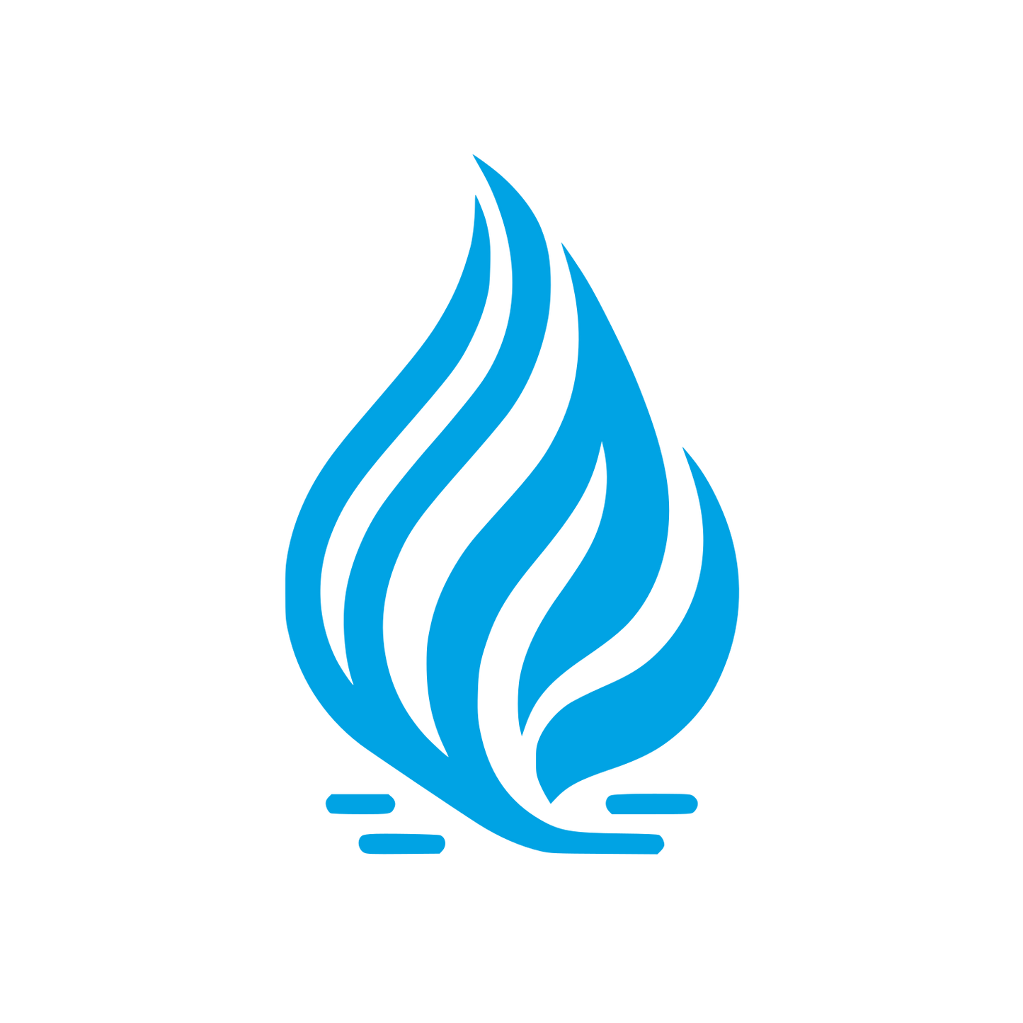 Flame Logo #00a3e4