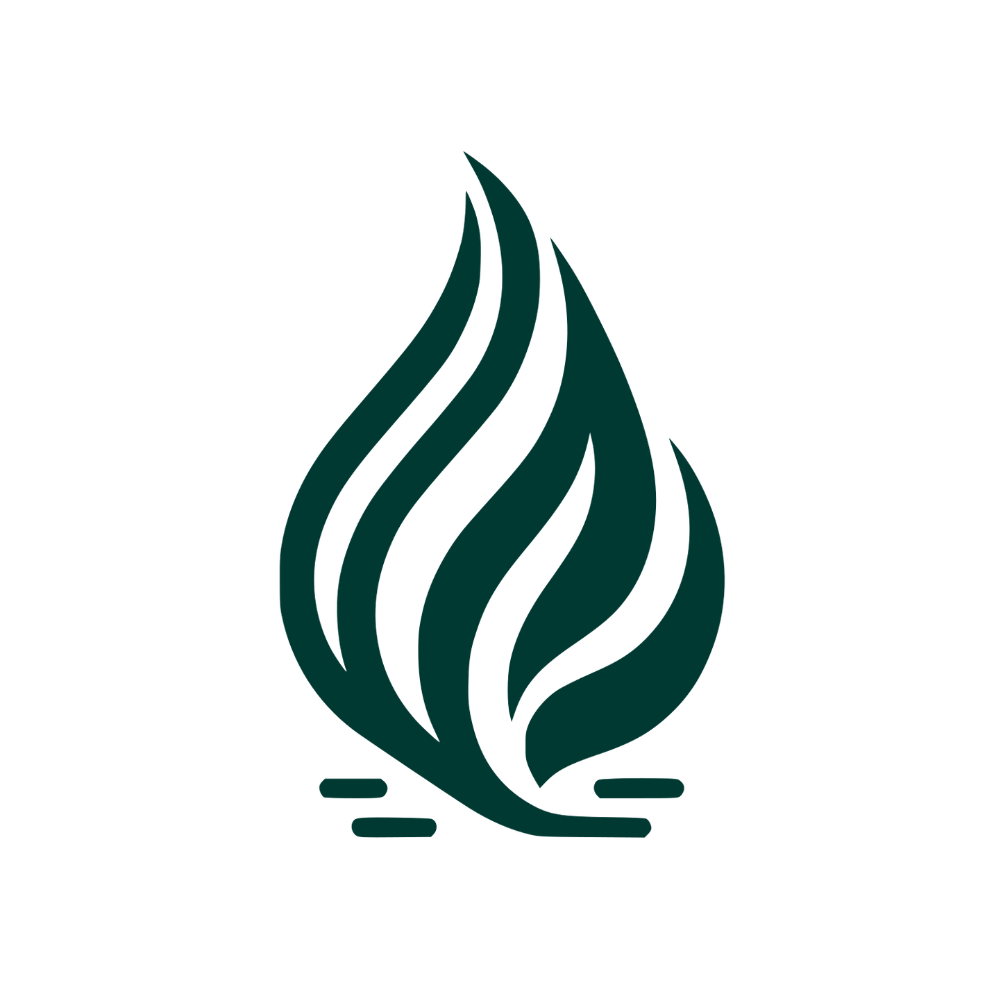 Flame Logo #003932
