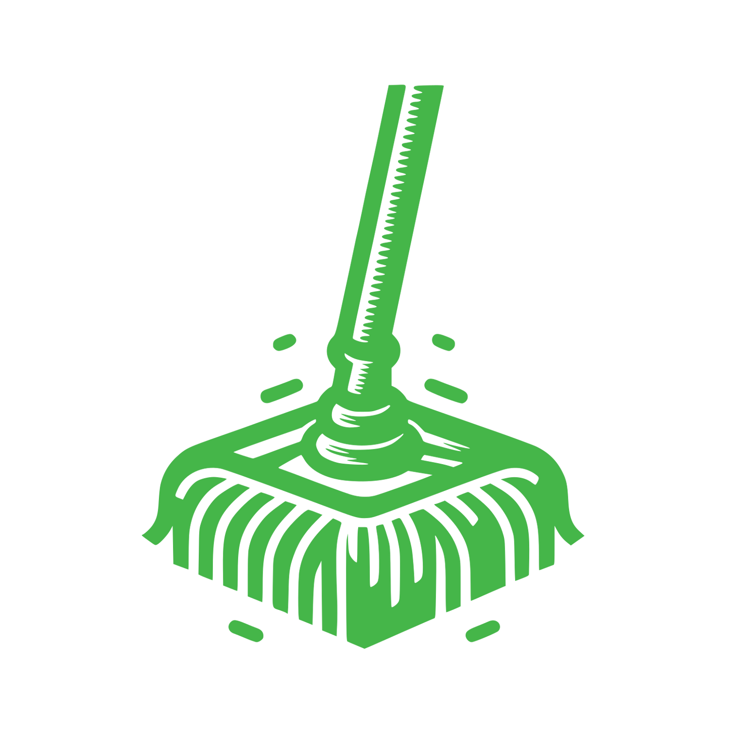 Mop Splatter Logo #45B649