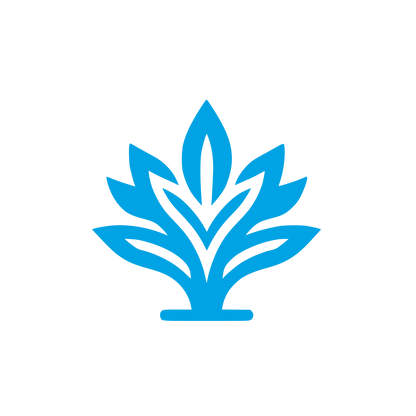 Arrowroot Leaf Logo #00a3e4