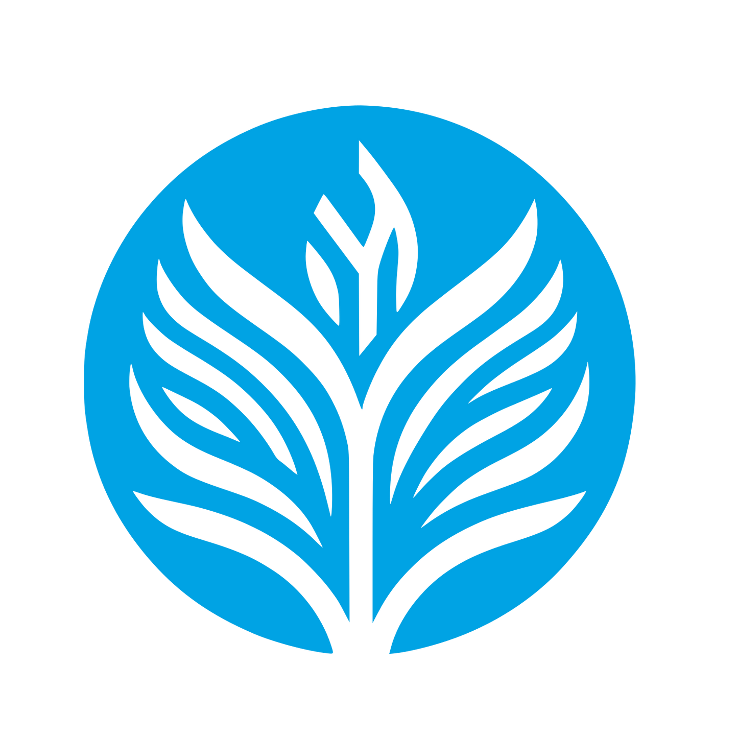 Arrowroot Plant Logo #00a3e4