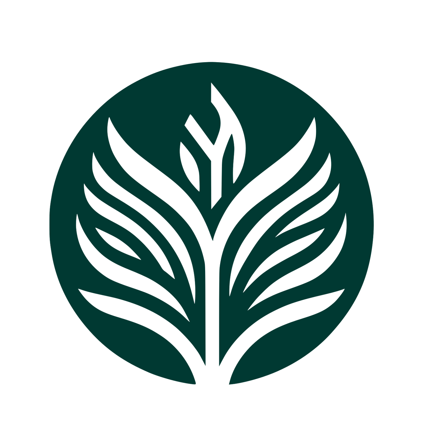 Arrowroot Plant Logo #003932
