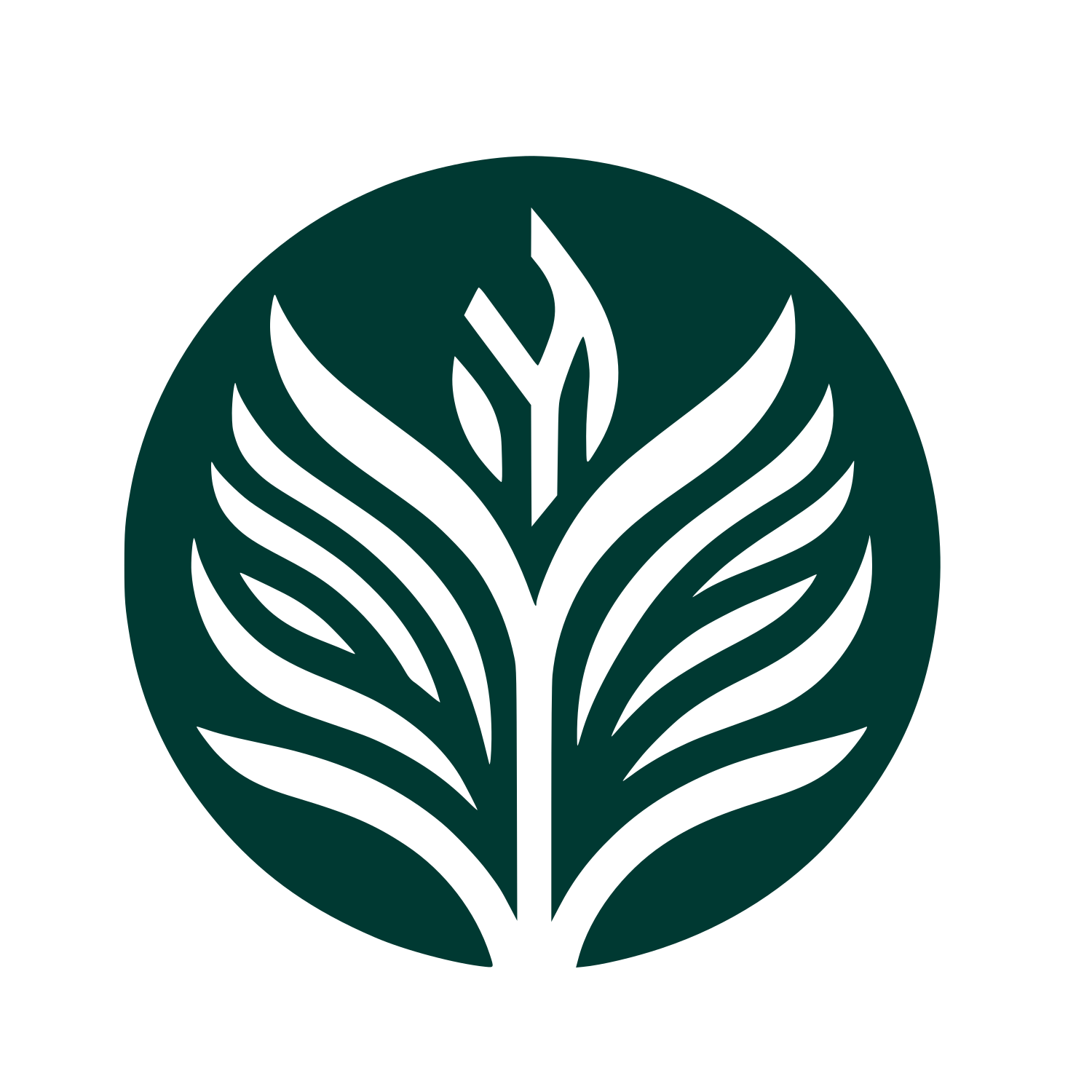 Arrowroot Plant Logo #003932