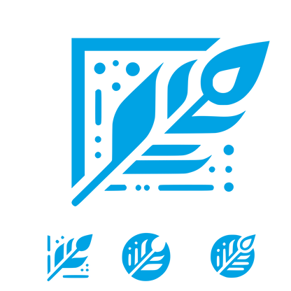 Arrowroot Leaf Logo #00a3e4