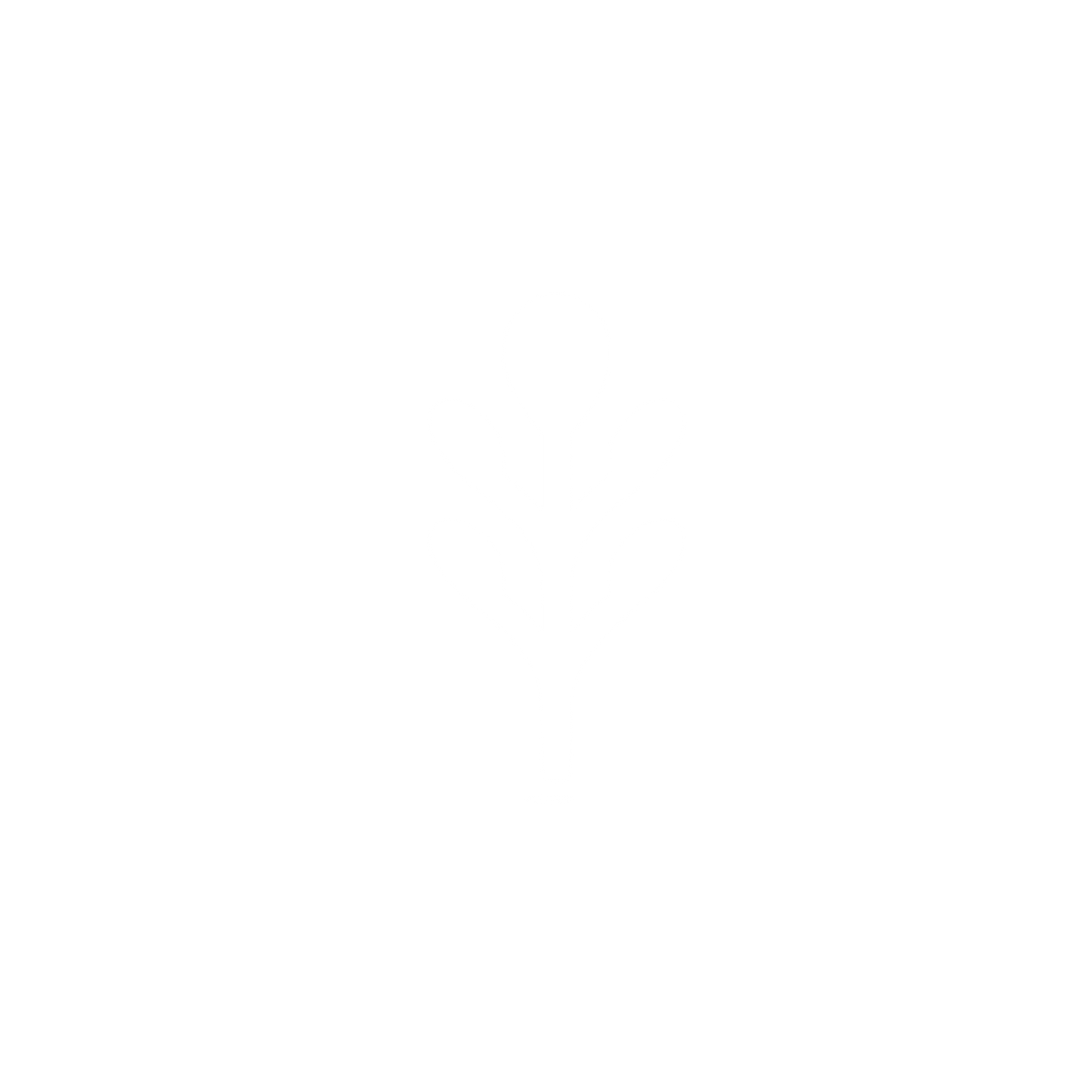 Arugula Plant Logo #ffffff