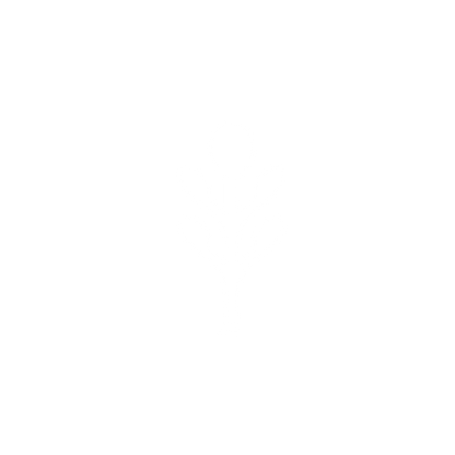 Arugula Plant Logo #ffffff