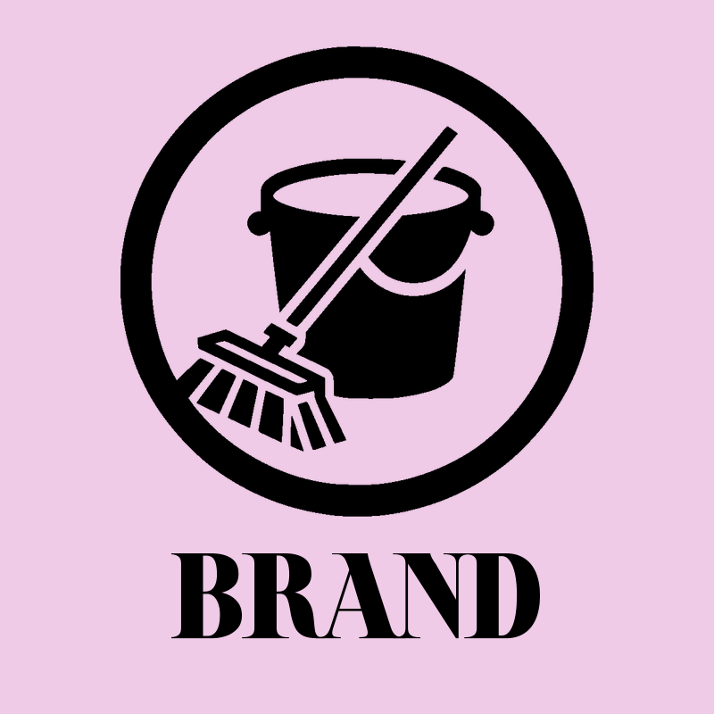 Cleaning Bucket and Mop Logo preview