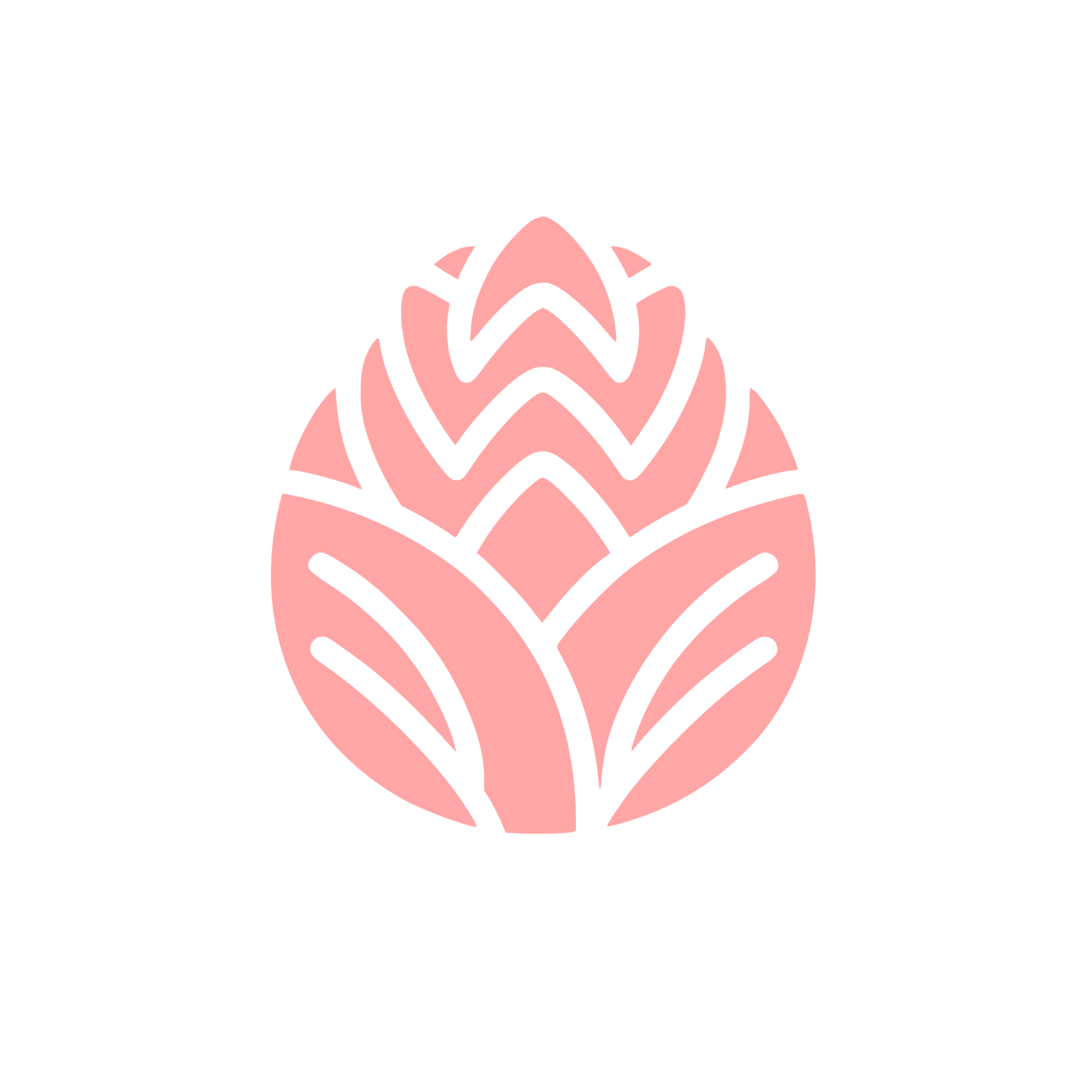 Artichoke Nature Logo #ffa6a6