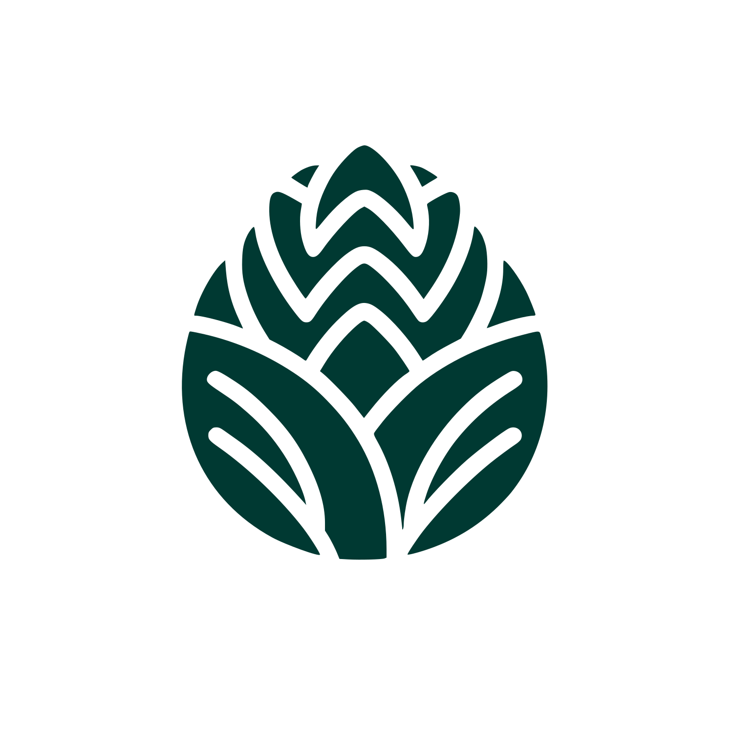 Artichoke Nature Logo #003932