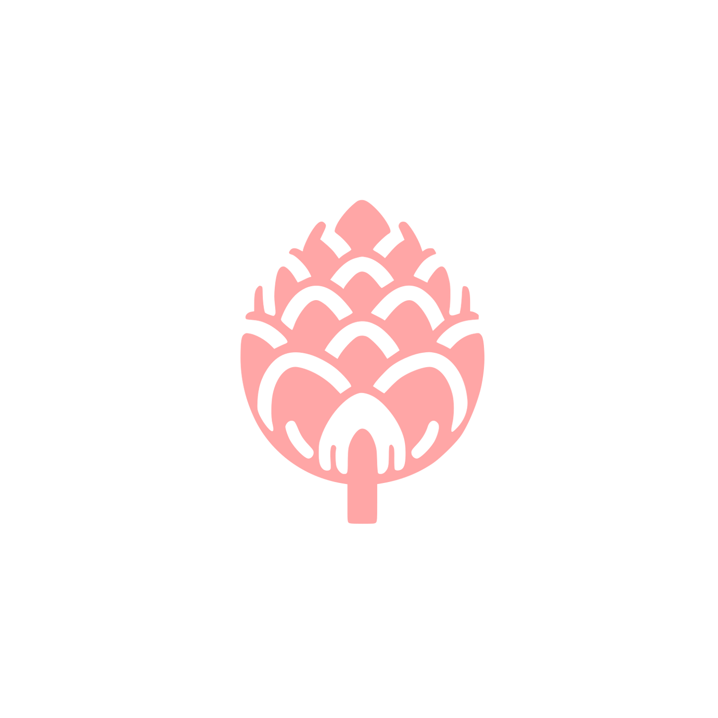 Pine Cone Logo #ffa6a6